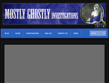 Tablet Screenshot of mostlyghostly.org